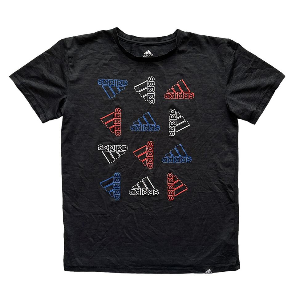 Adidas Logo Tee Size L(14/16)